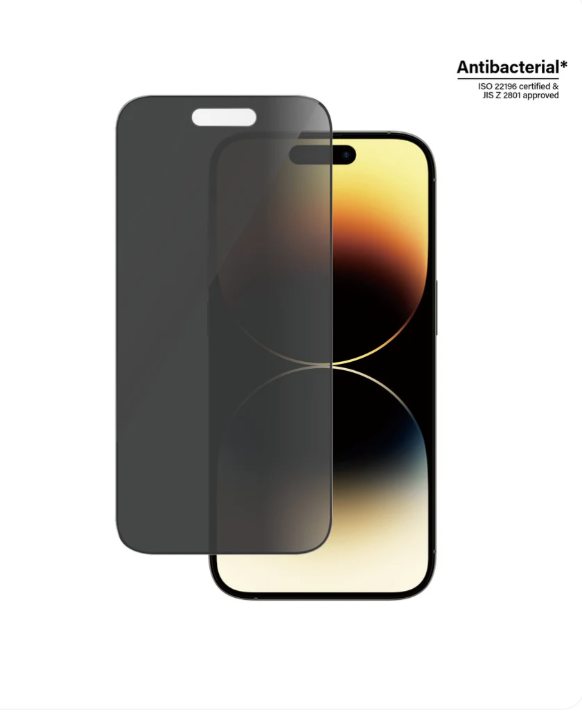 Privacy screen protector for smartphone - prevents visual hacking and shoulder surfing