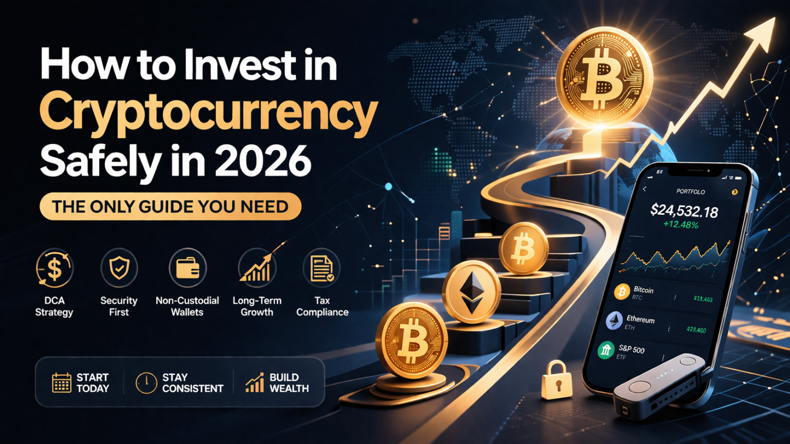 How to Invest in Cryptocurrency Safely in 2026 | Complete Guide